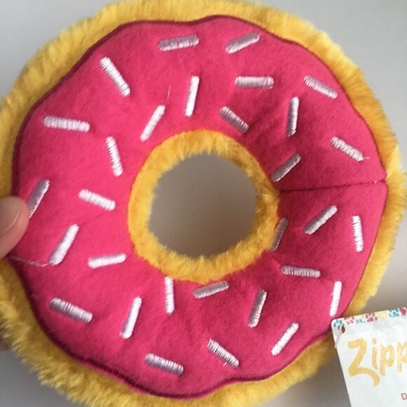 Dog Supplies - NEW ZippyPaws Jumbo Donutz Dog Squeaker Toy - Picture 3 of 7
